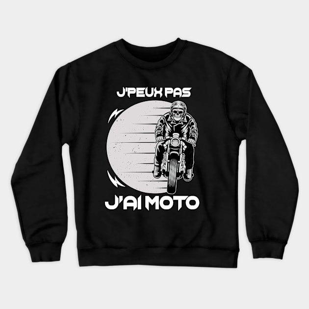 Cadeau Humour Drôle Pour Motard Crewneck Sweatshirt by savariya